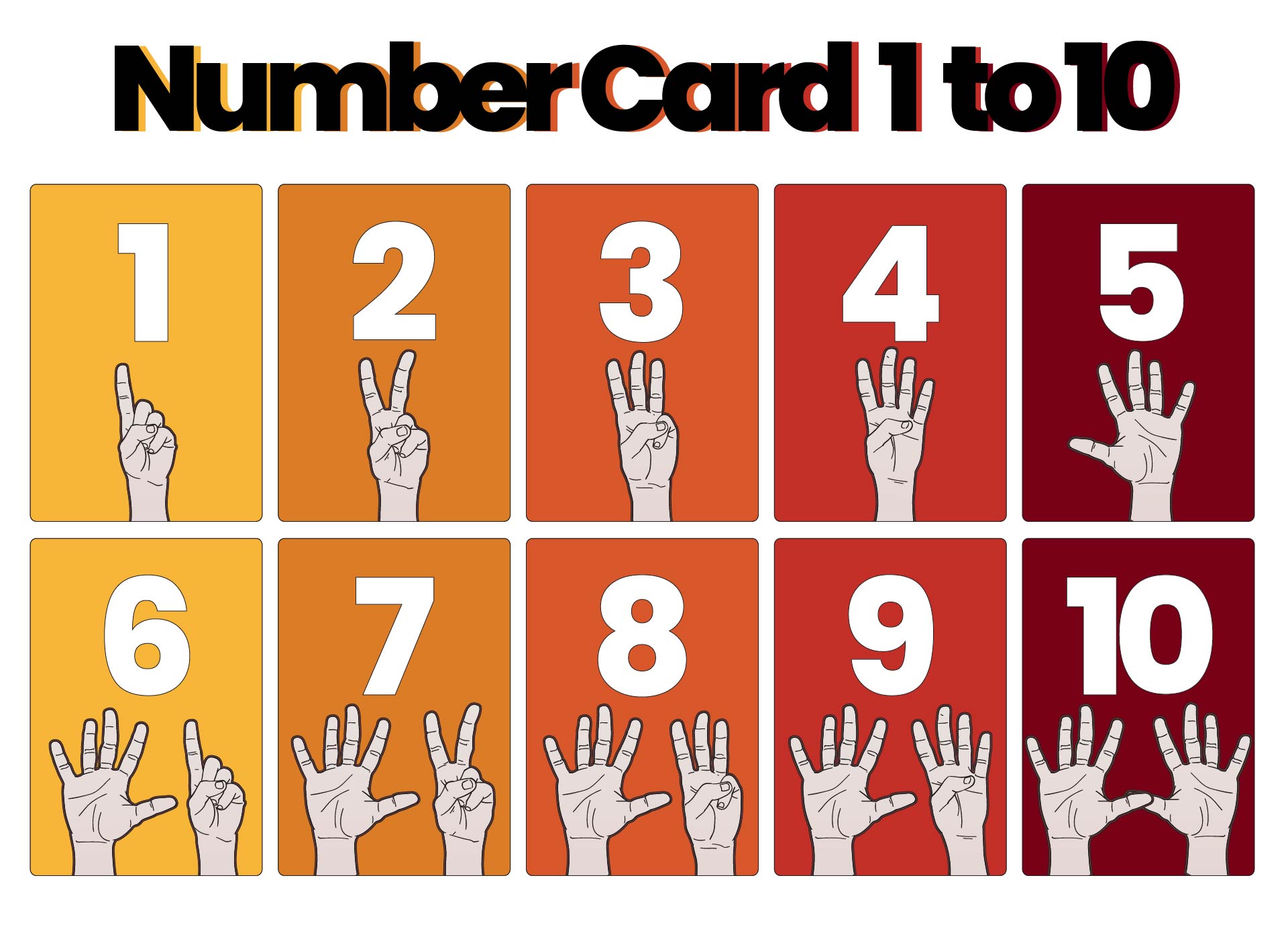 0-10 Printable Numbers Templates In All Sizes 40