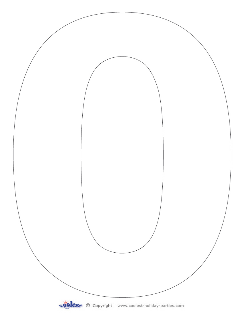 0-10 Printable Numbers Templates In All Sizes 43