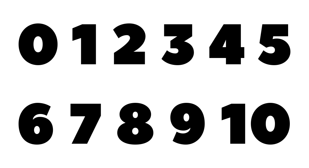 0-10 Printable Numbers Templates In All Sizes 46