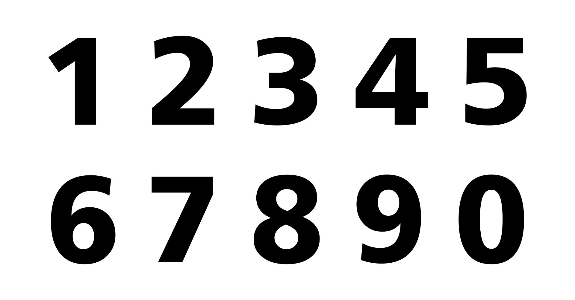 0-10 Printable Numbers Templates In All Sizes 53