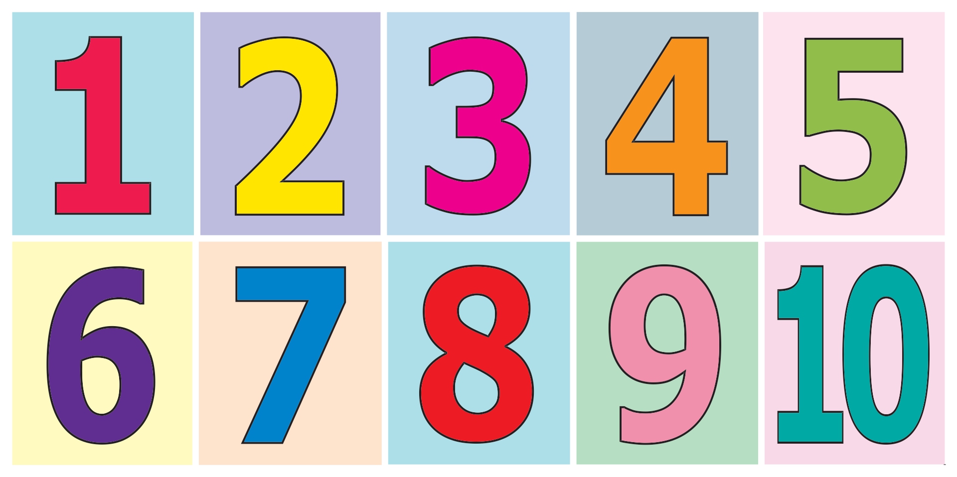 0-10 Printable Numbers Templates In All Sizes 55