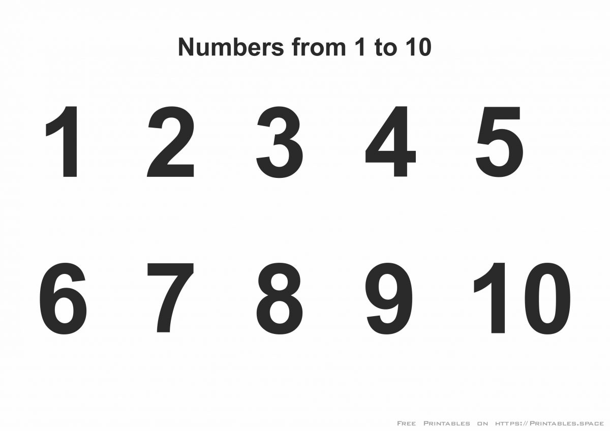 0-10 Printable Numbers Templates In All Sizes 56