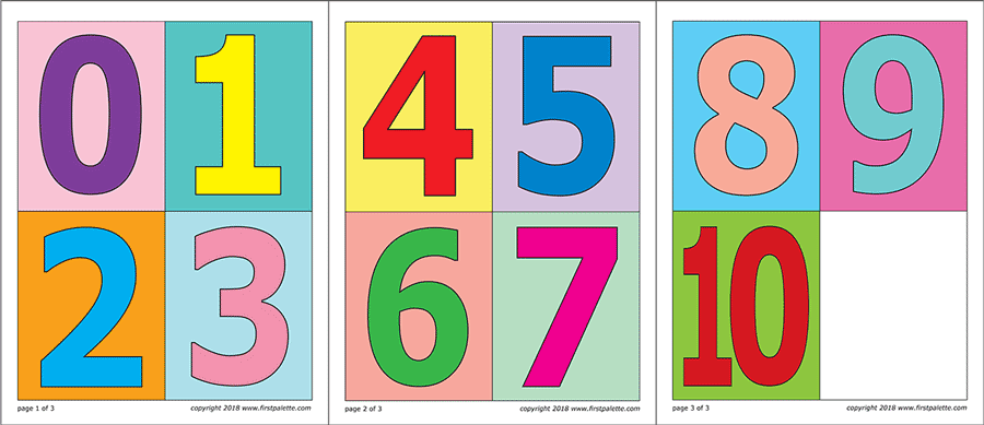 0-10 Printable Numbers Templates In All Sizes 58