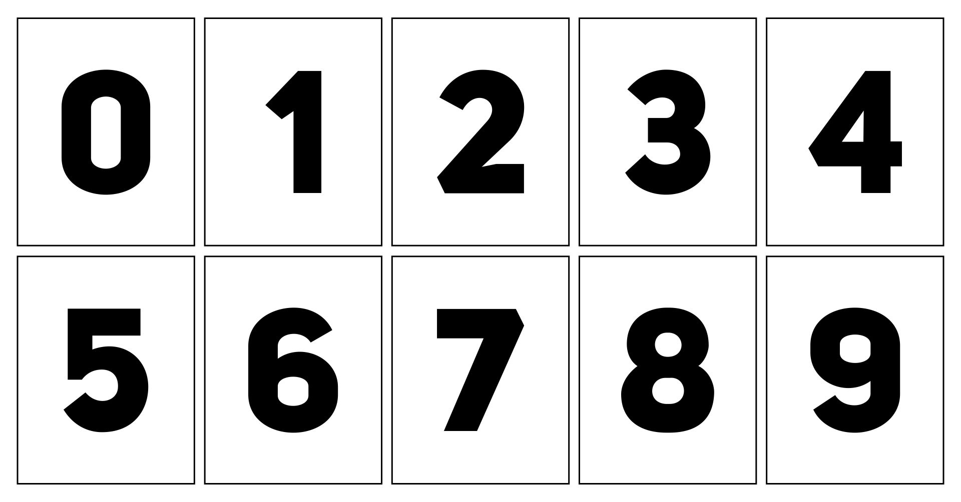 0-10 Printable Numbers Templates In All Sizes 70