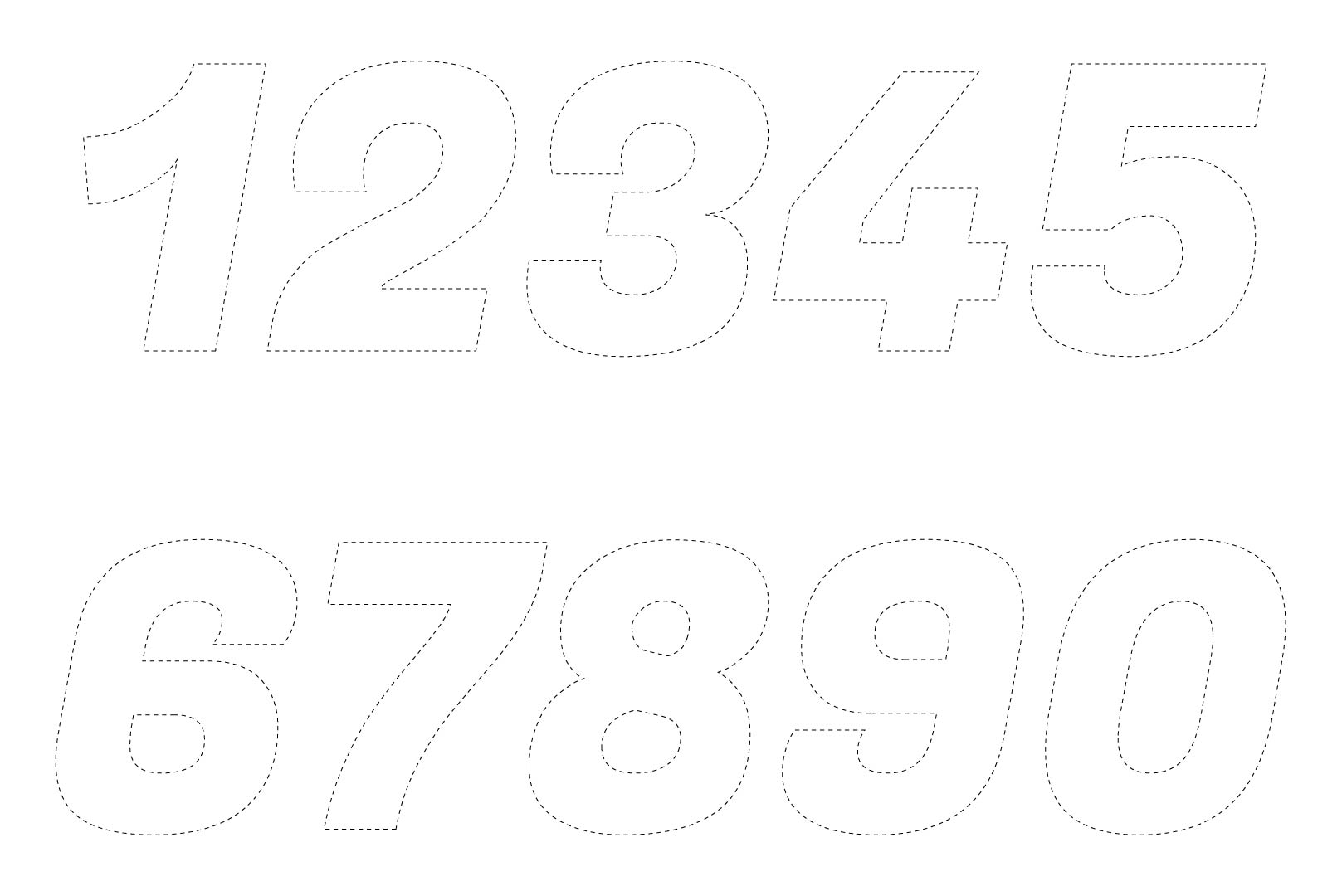 0-10 Printable Numbers Templates In All Sizes 86