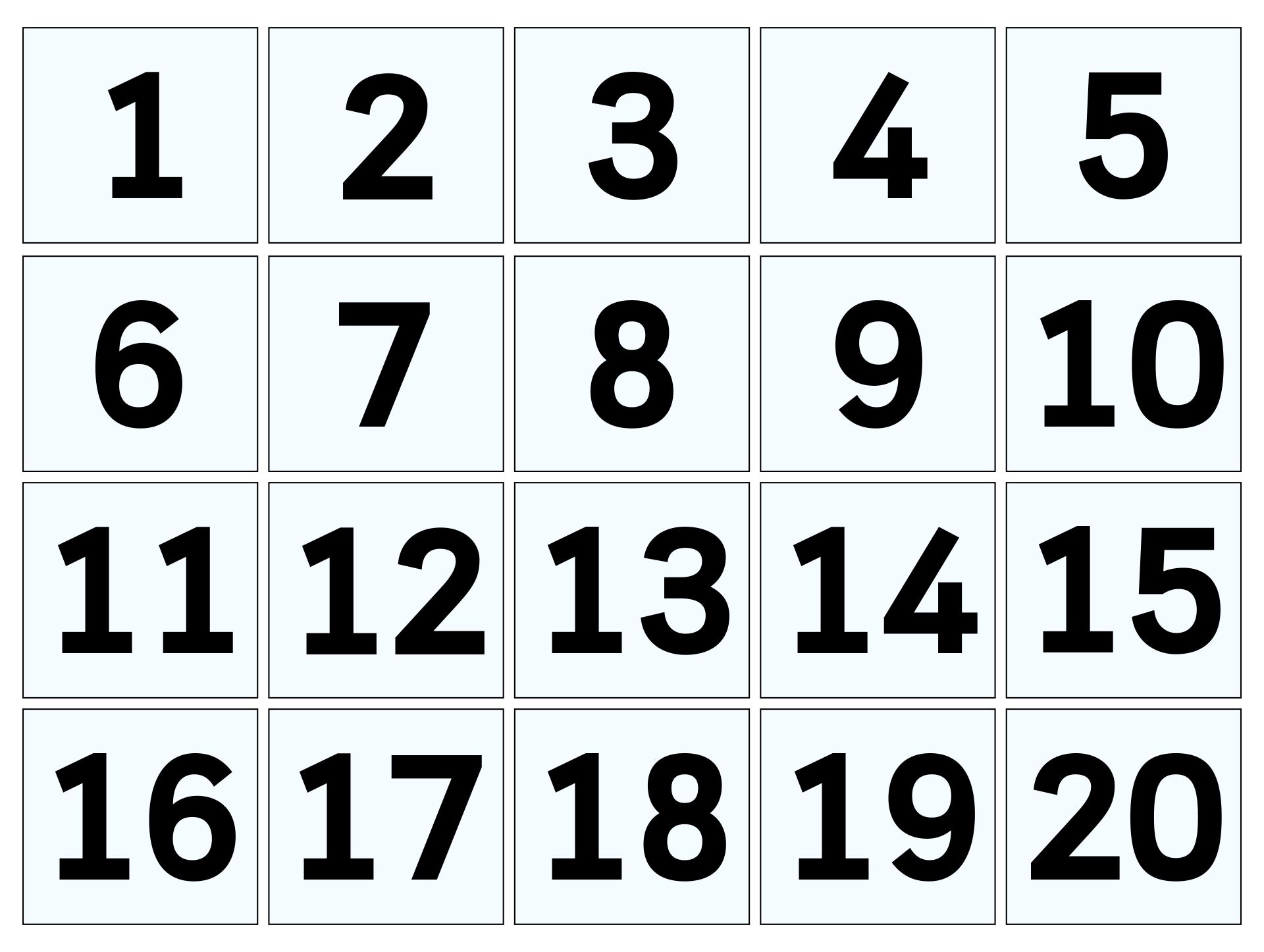 0-10 Printable Numbers Templates In All Sizes 87