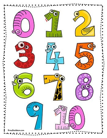 0-10 Printable Numbers Templates In All Sizes 97