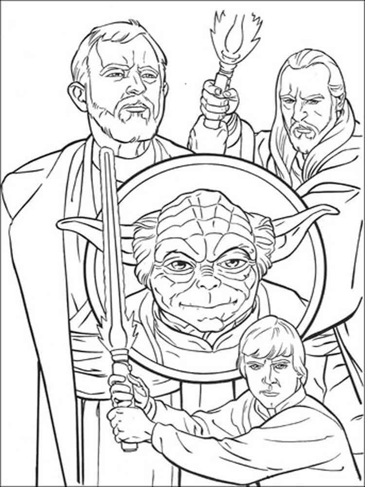 107 Luke Skywalker Coloring Pages Printable 2