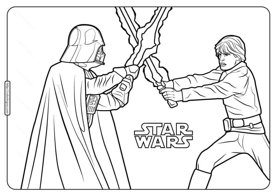 107 Luke Skywalker Coloring Pages Printable 20