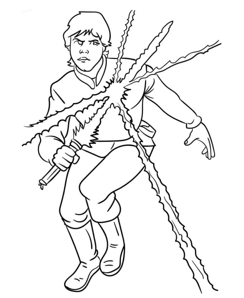 107 Luke Skywalker Coloring Pages Printable 21