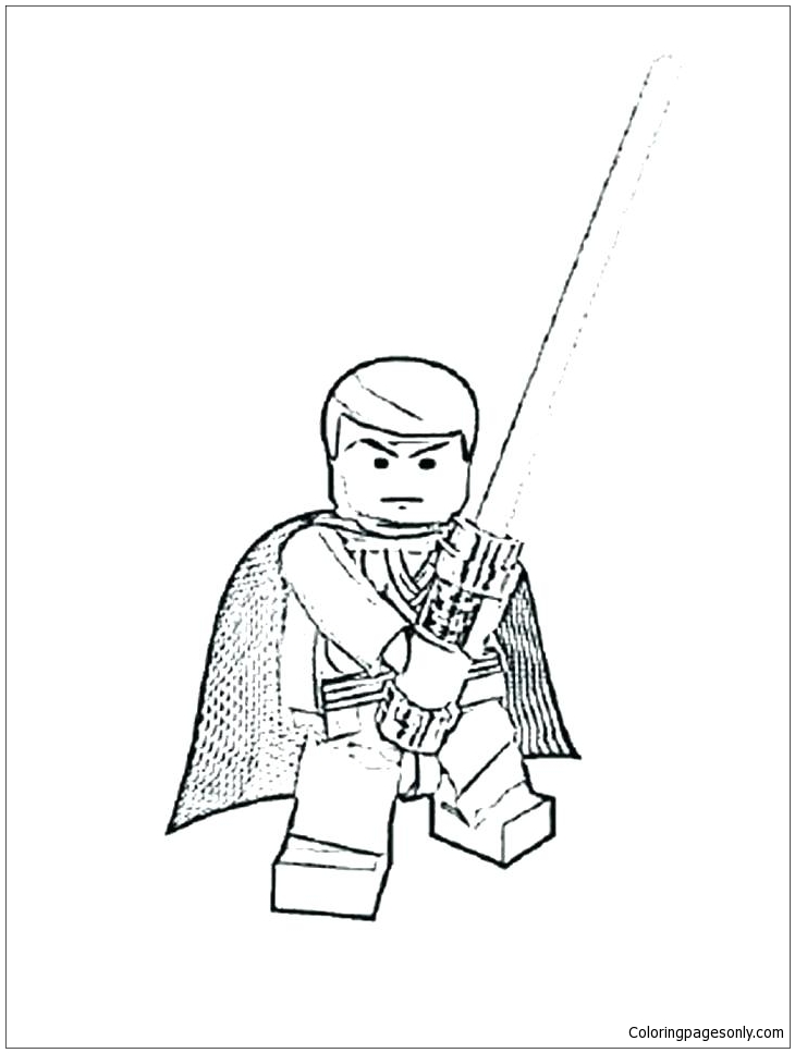 107 Luke Skywalker Coloring Pages Printable 23