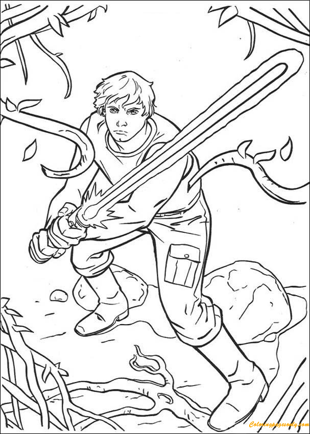 107 Luke Skywalker Coloring Pages Printable 29