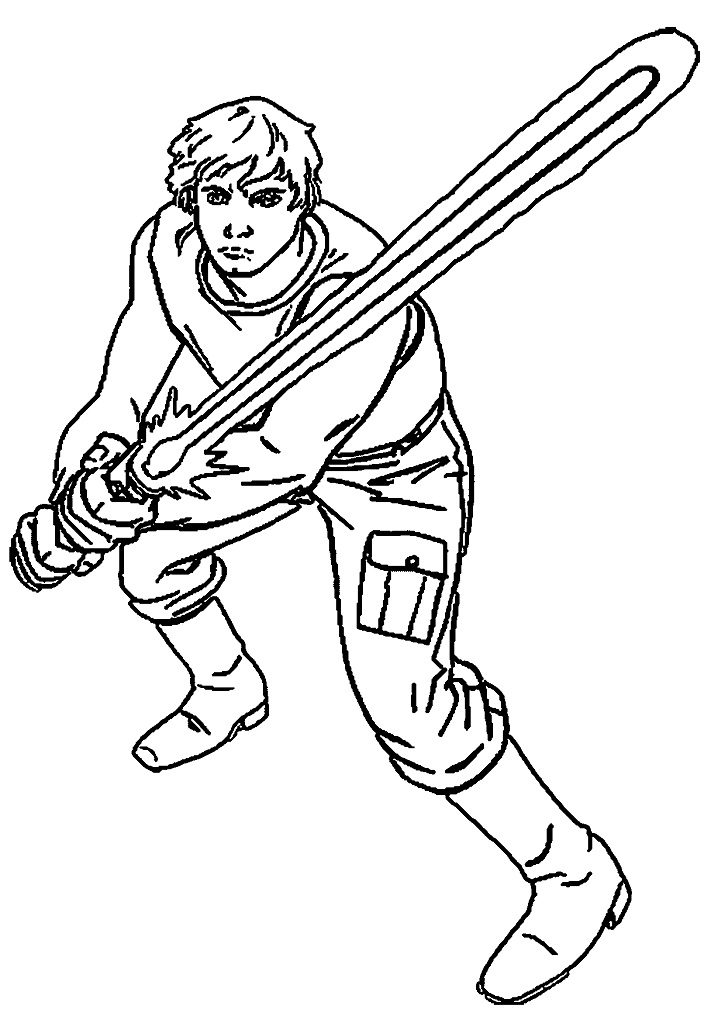 107 Luke Skywalker Coloring Pages Printable 32