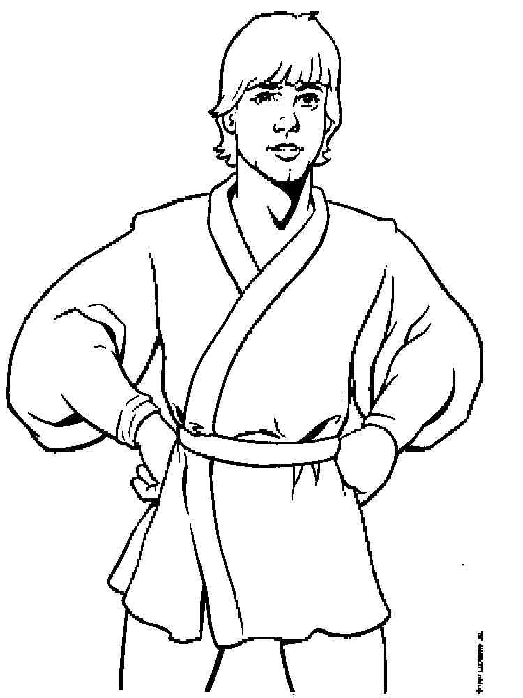 107 Luke Skywalker Coloring Pages Printable 42