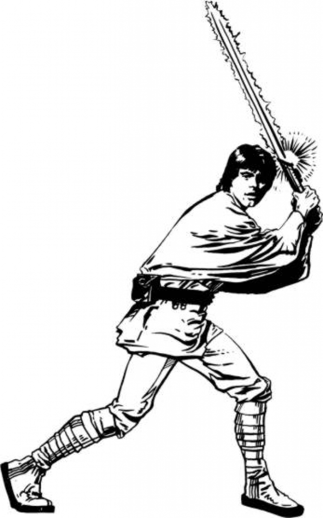 107 Luke Skywalker Coloring Pages Printable 43