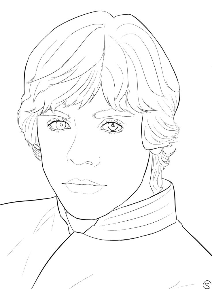 107 Luke Skywalker Coloring Pages Printable 52