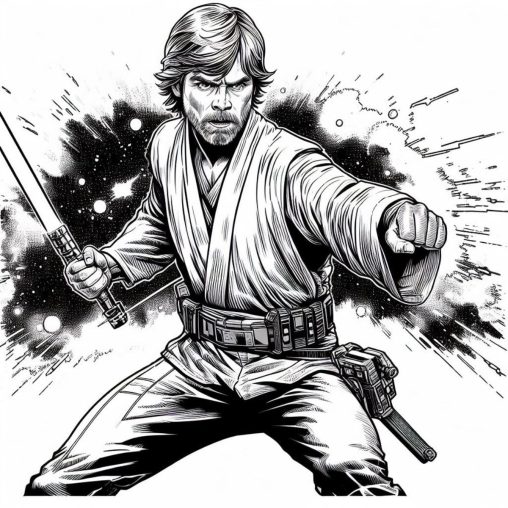 107 Luke Skywalker Coloring Pages Printable 59