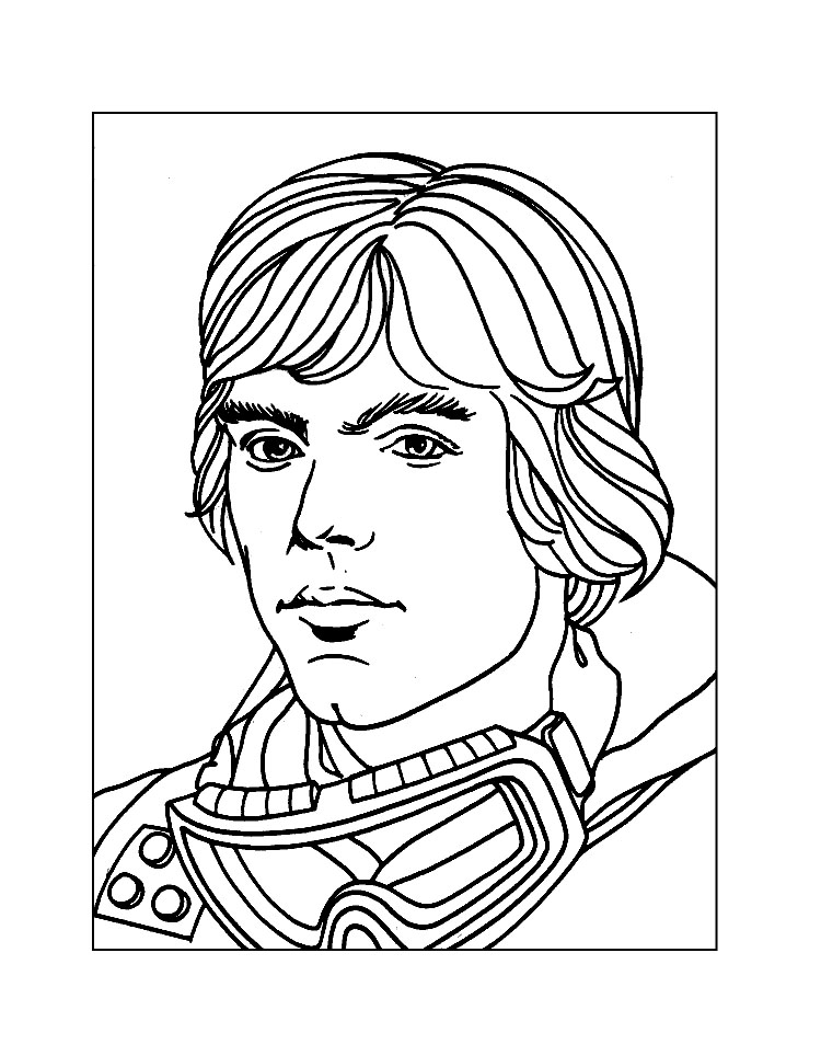 107 Luke Skywalker Coloring Pages Printable 66