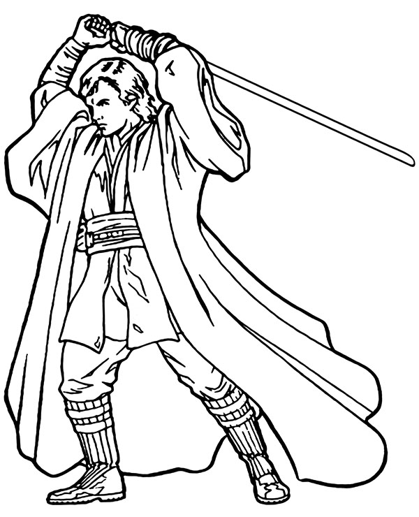 107 Luke Skywalker Coloring Pages Printable 67