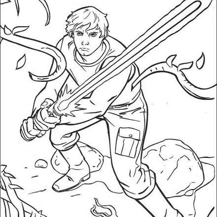 107 Luke Skywalker Coloring Pages Printable 70