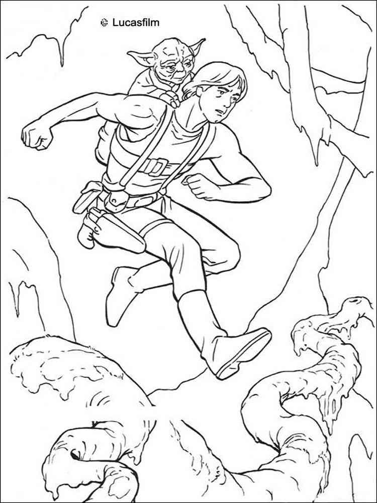 107 Luke Skywalker Coloring Pages Printable 73