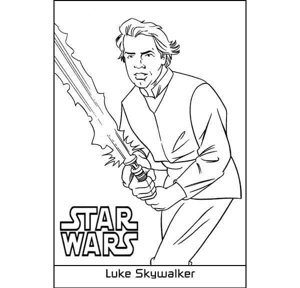 107 Luke Skywalker Coloring Pages Printable 83