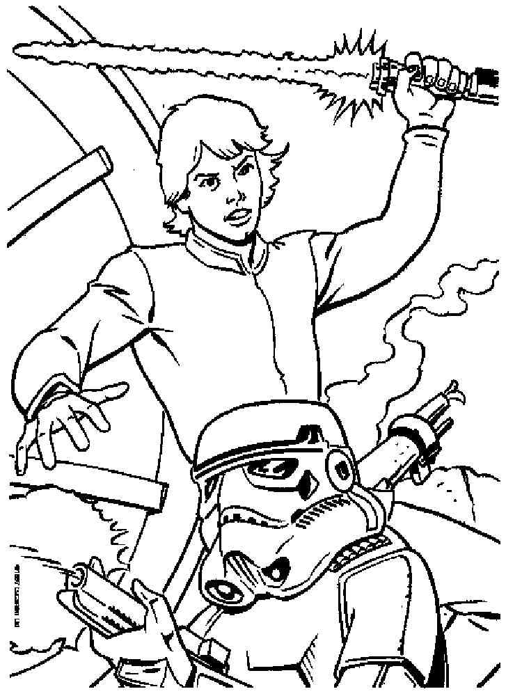 107 Luke Skywalker Coloring Pages Printable 86