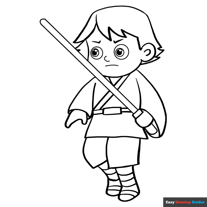 107 Luke Skywalker Coloring Pages Printable 88