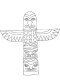 108 Free Totem Pole Coloring Pages for Kids Printable 106