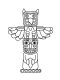 108 Free Totem Pole Coloring Pages for Kids Printable 62