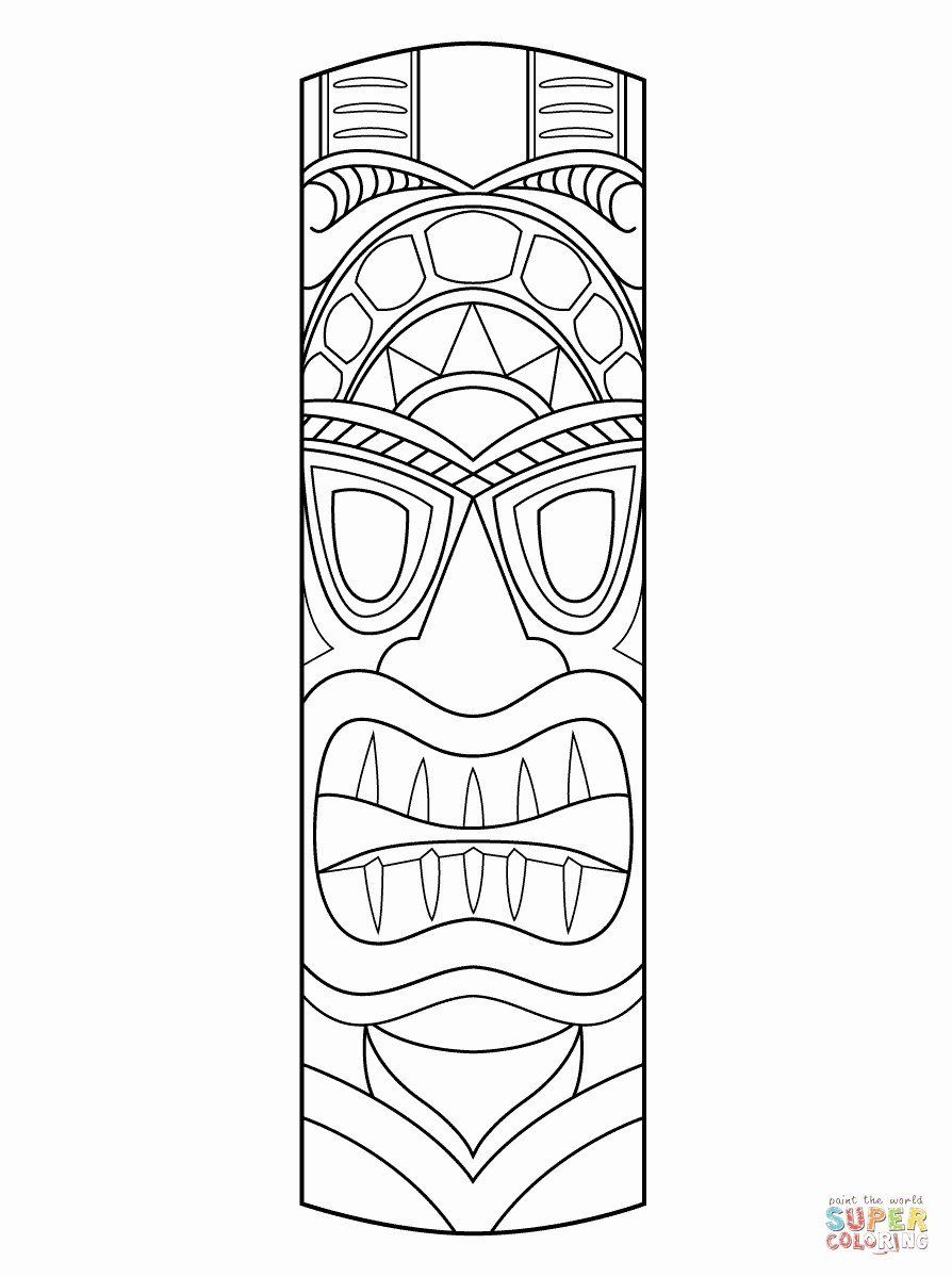 108 Free Totem Pole Coloring Pages for Kids Printable 97