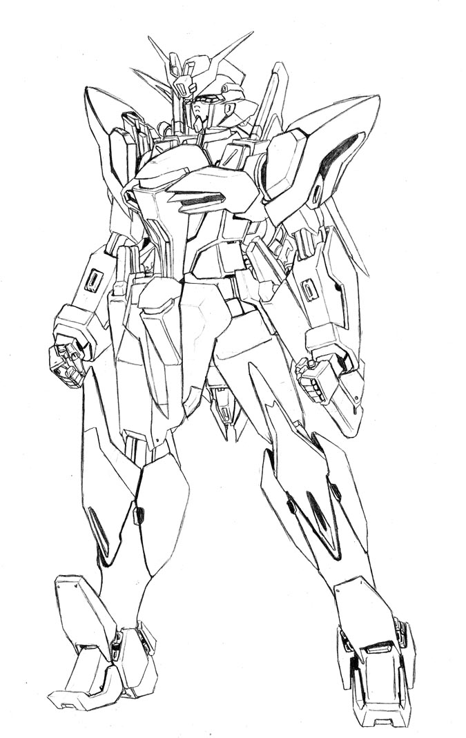 123 Gundam Coloring Pages Printable 100