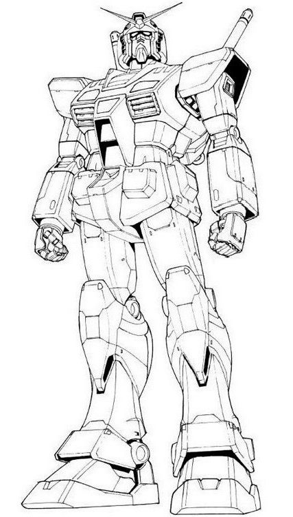 123 Gundam Coloring Pages Printable 106