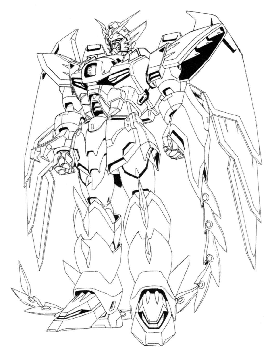 123 Gundam Coloring Pages Printable 110