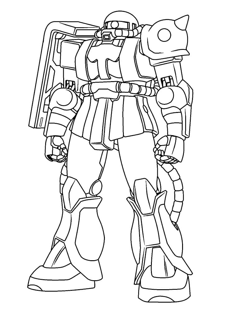 123 Gundam Coloring Pages Printable 111