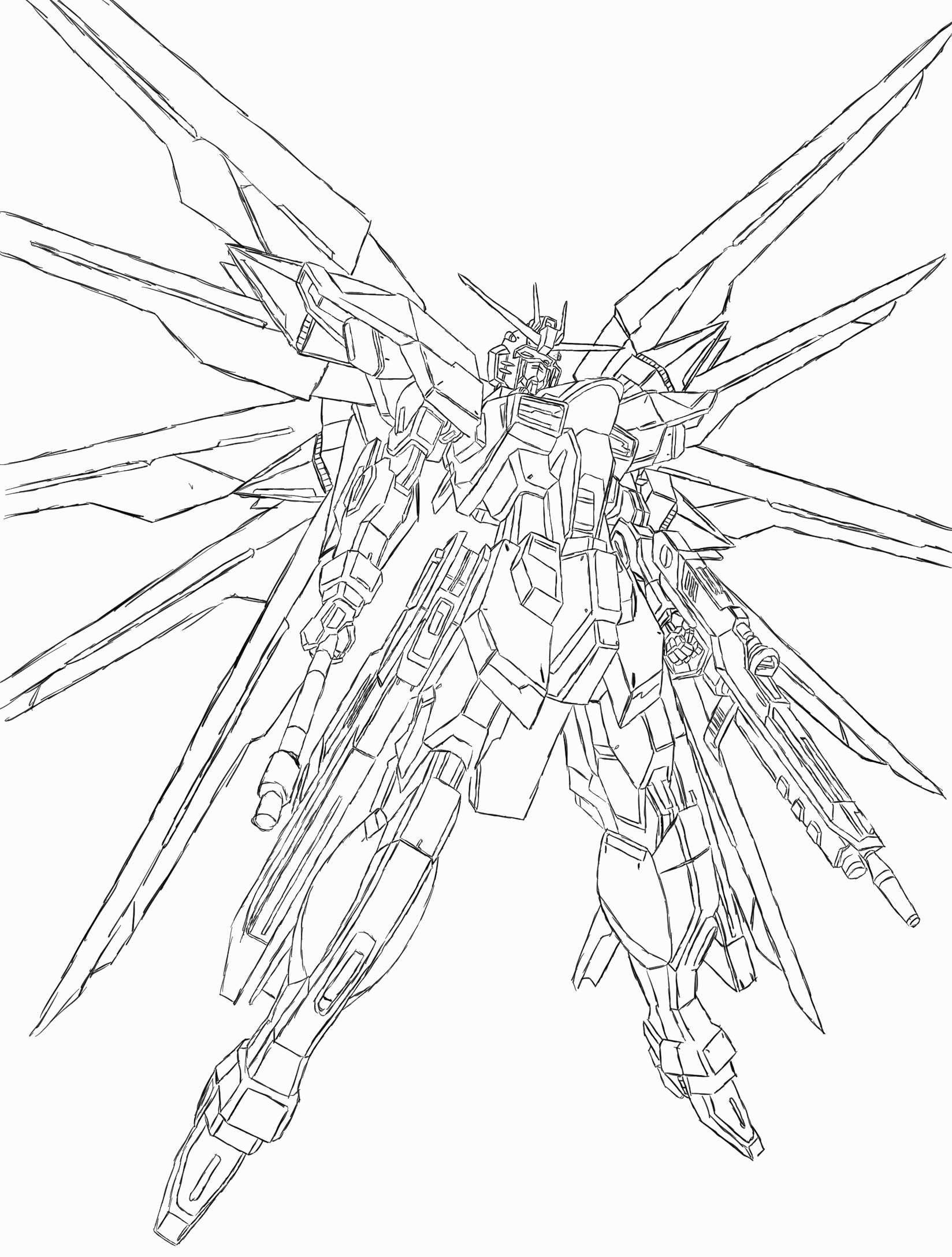 123 Gundam Coloring Pages Printable 116