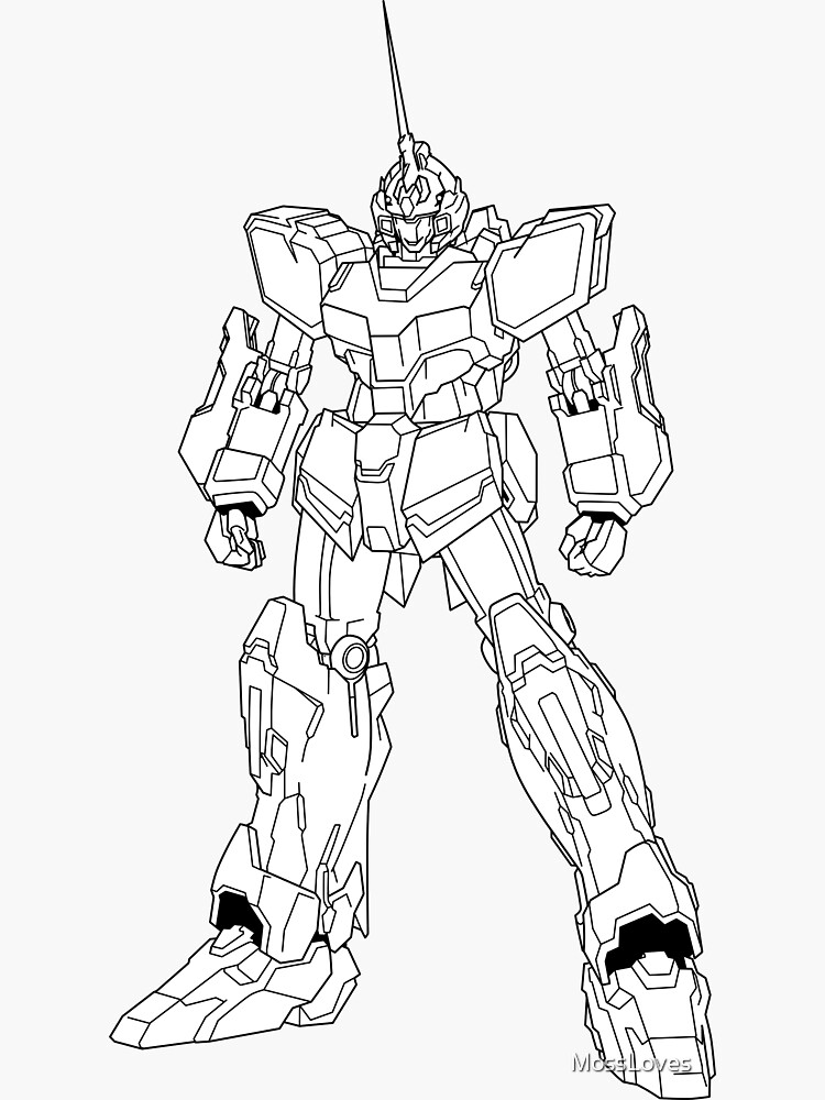 123 Gundam Coloring Pages Printable 118