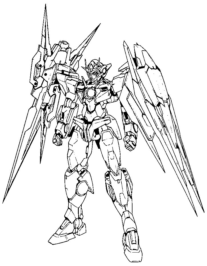 123 Gundam Coloring Pages Printable 119