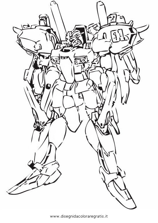 123 Gundam Coloring Pages Printable 12