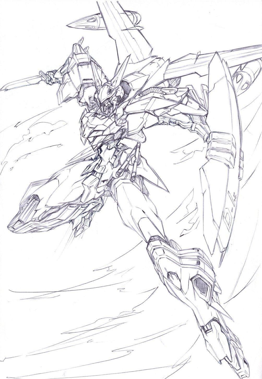 123 Gundam Coloring Pages Printable 14