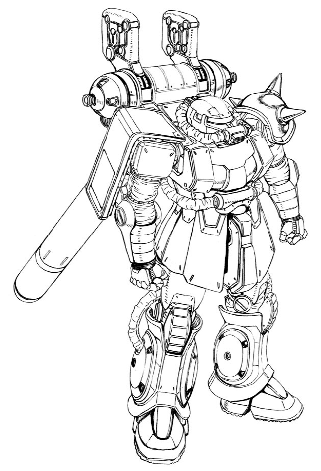 123 Gundam Coloring Pages Printable 16