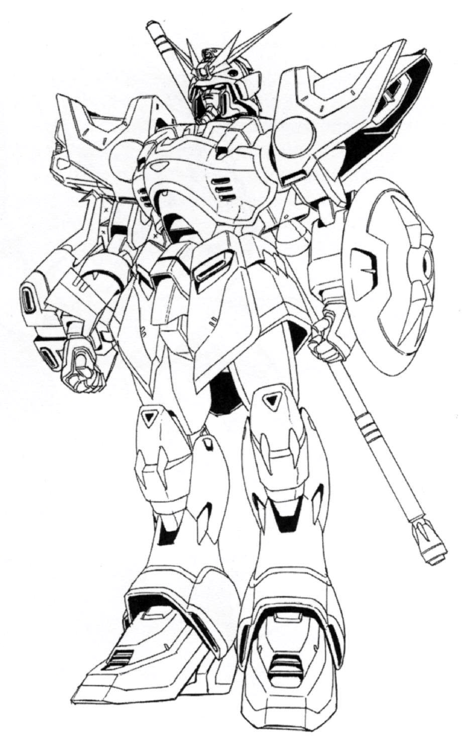 123 Gundam Coloring Pages Printable 33