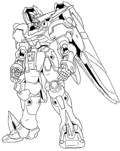 123 Gundam Coloring Pages Printable 38