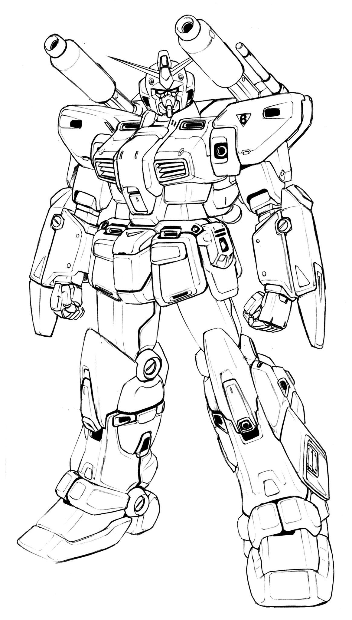 123 Gundam Coloring Pages Printable 39