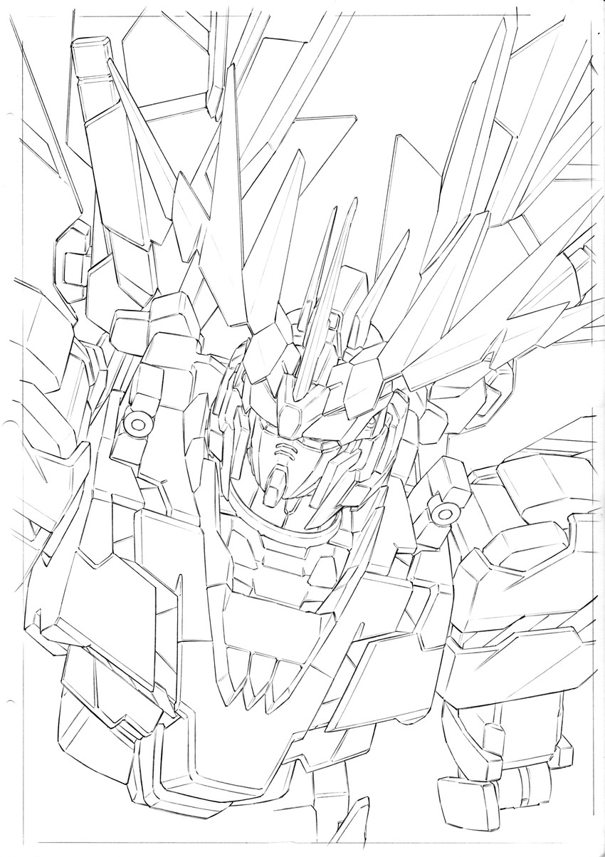 123 Gundam Coloring Pages Printable 40