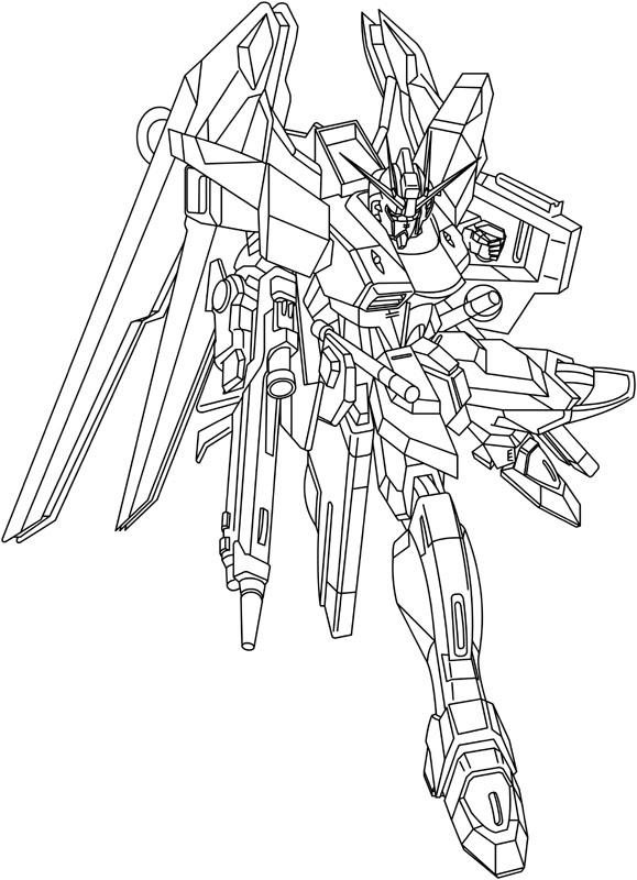 123 Gundam Coloring Pages Printable 45