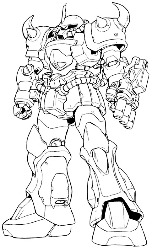 123 Gundam Coloring Pages Printable 47