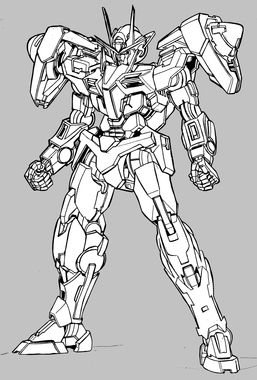 123 Gundam Coloring Pages Printable 5