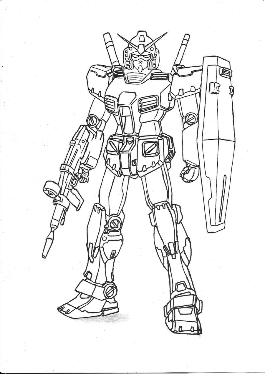 123 Gundam Coloring Pages Printable 60