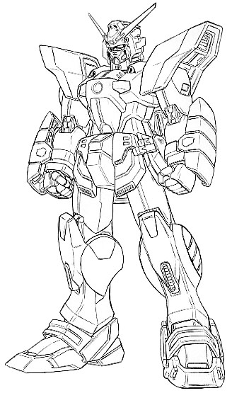 123 Gundam Coloring Pages Printable 68